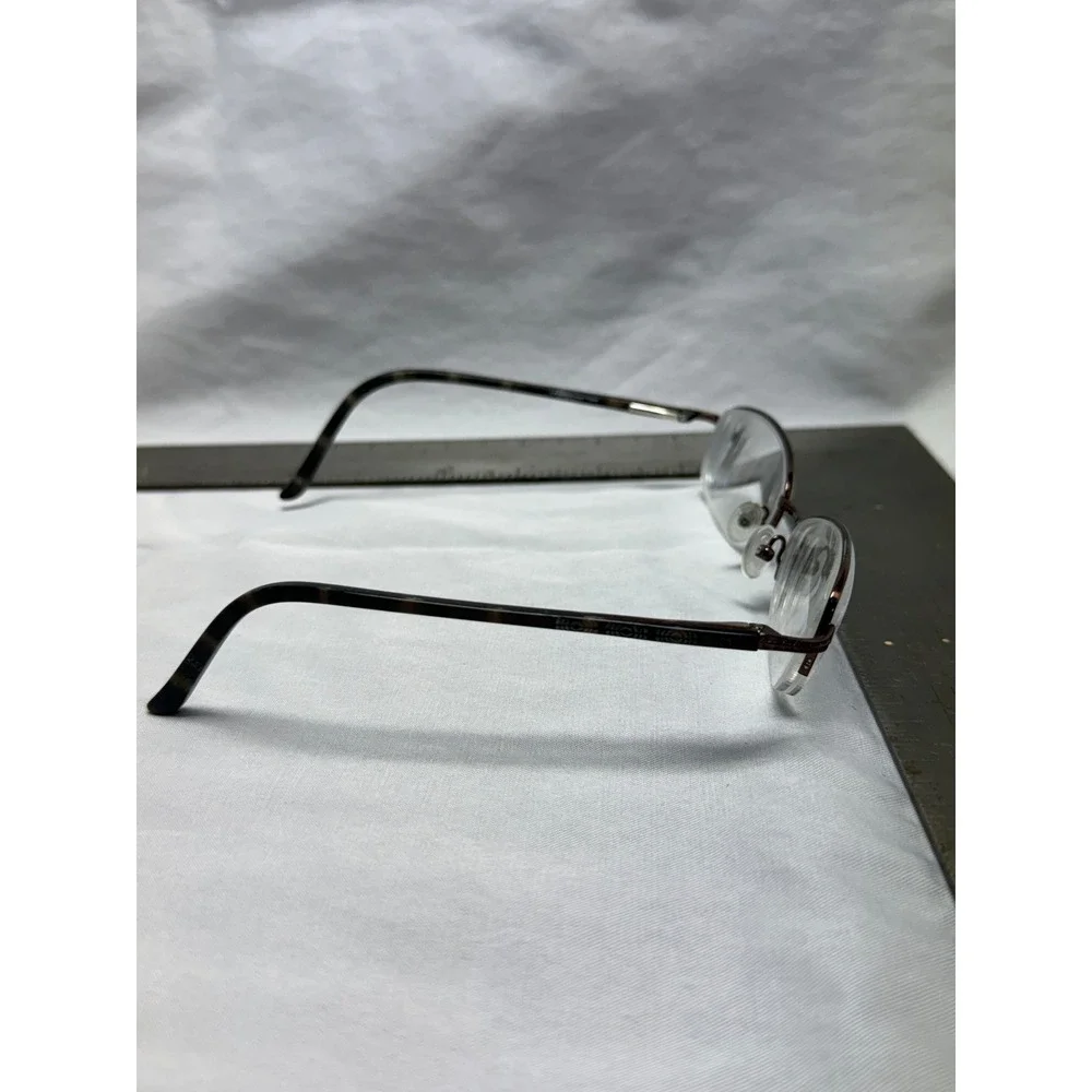 Lauren Hutton Africa Eyeglasses‎ L321 Brown Semi-Rimless Frames 53-18-135